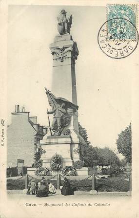 / CPA FRANCE 14 "Caen, monument des enfants du Calvados"