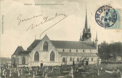 / CPA FRANCE 27 "Bernay, église de la couture"