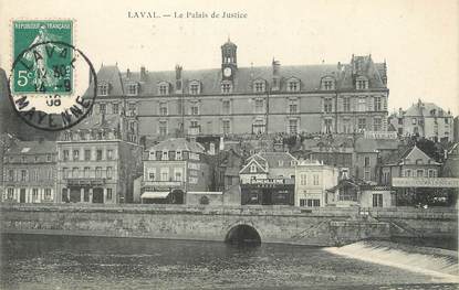 / CPA FRANCE 53 "Laval, le palais de justice"