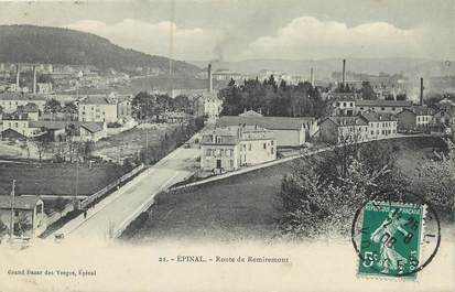 / CPA FRANCE 88 "Epinal, route de Remiremont"