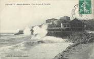 34 Herault / CPA FRANCE 34 "Cette, station balnéaire, coup de mer et tempête"