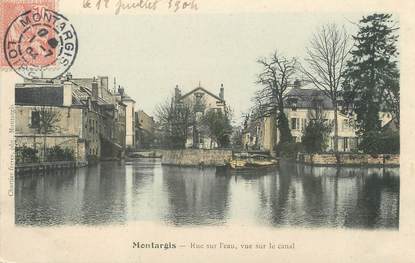 / CPA FRANCE 45 "Montargis, rue sur l'Eau "