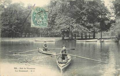 / CPA FRANCE 75012 "Paris, bois de Vincennes, Lac Daumesnil"