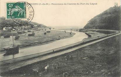 / CPA FRANCE 22 "Saint Brieuc, panorama de l'entrée du port du Légué"