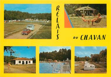 / CPSM FRANCE 33 "Laruscade, relais du Chavan" / CAMPING