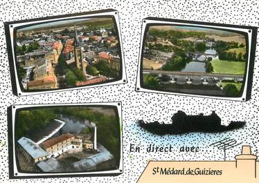 / CPSM FRANCE 33 "Saint Médard de Guizières "