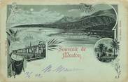 06 Alpe Maritime CPA FRANCE 06 "Souvenir de Menton"