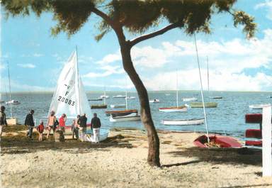 / CPSM FRANCE 33 "Taussat Les Bains, la plage et les Yachts"