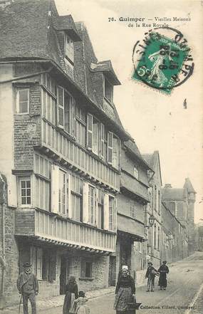 / CPA FRANCE 29 "Quimper, vieilles maison de la rue Royale"