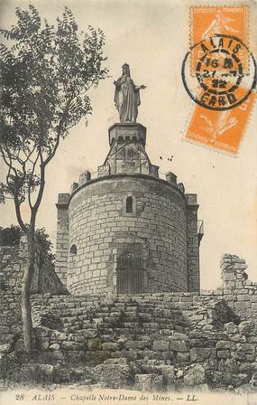 CPA FRANCE 30 "Alais, chapelle Notre Dame des Mines"