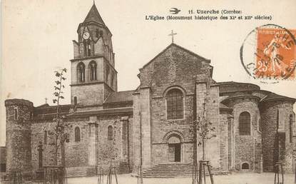 / CPA FRANCE 19 "Uzerche, l'église "