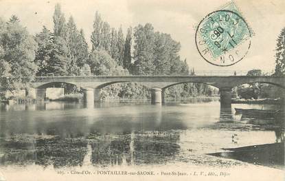 / CPA FRANCE 21 "Pontailler sur Saone, pont Saint Jean"