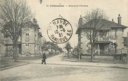/ CPA FRANCE 28 "Châteaudun, av de l'Hospice"