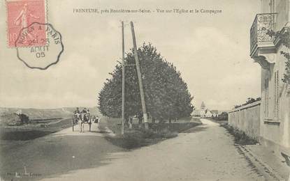 / CPA FRANCE 78 "Freneuse, vue sur l'église et la campagne"