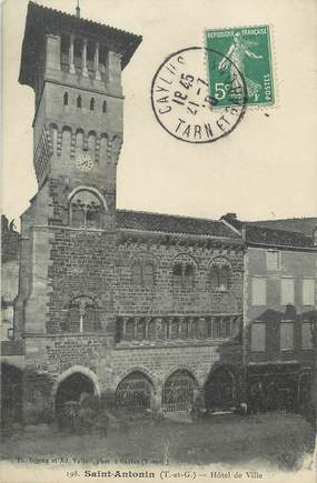 / CPA FRANCE 82 "Saint Antonin, hôtel de ville"