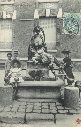 / CPA FRANCE 94 "Fontenay sous Bois" / FONTAINE / ENFANTS