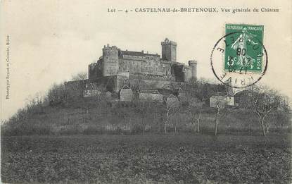 / CPA FRANCE 46 "Castelnau de Bretenoux, vue générale du château"