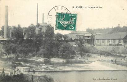 / CPA FRANCE 47 "Fumel, usines et Lot"