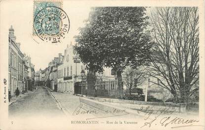 / CPA FRANCE 41 "Romorantin, rue de la Varenne"