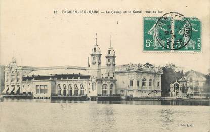 / CPA FRANCE 95 "Enghien les Bains, le casino et le Kursal"