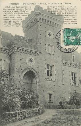 / CPA FRANCE 82 "Labourgade, château de Terride"
