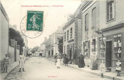 / CPA FRANCE 61 "Condé sur Huisne, grande rue"