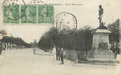 / CPA FRANCE 18 "Bourges, place Séraucourt"