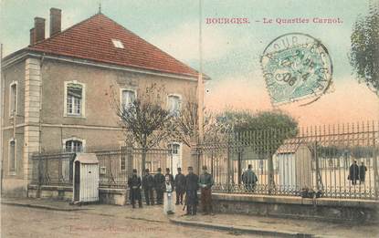 / CPA FRANCE 18 "Bourges, le quartier Carnot"