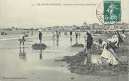 85 Vendee / CPA FRANCE 85 "Sables d'Olonne, panorama de la plage"