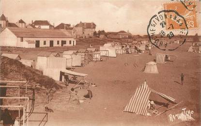 / CPA FRANCE 85 "Plage de Croix de Vie" / CACHET AMBULANT