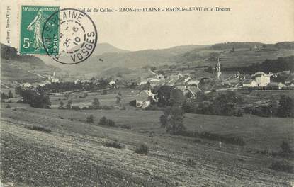 / CPA FRANCE 88 "Raon sur Plaine, Raon Les Leau et le Donon"