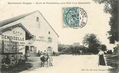 / CPA FRANCE 88 "Remiremont, route de Plomblières"