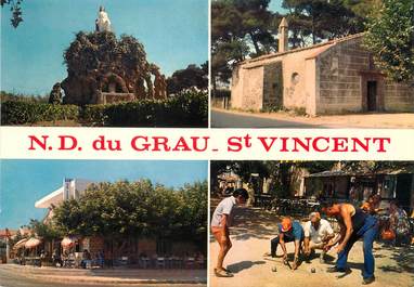 / CPSM FRANCE 34 "Le Grau d'Agde, Saint Vincent" / BOULE