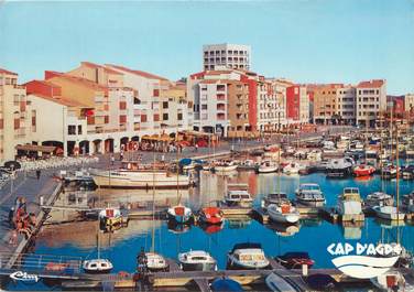 / CPSM FRANCE 34 "Le Cap d'Agde, le port"