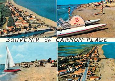 / CPSM FRANCE 34 "Souvenir de  Carnon plage "