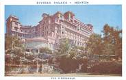 06 Alpe Maritime CPA FRANCE 06 "Menton, Riviera Palace"