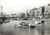 34 Herault / CPSM FRANCE 34 "Sète, les quais et les joutes nautiques"