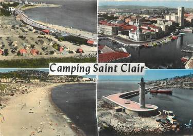 / CPSM FRANCE 34 "Sète, camping Saint Clair"