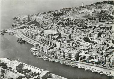 / CPSM FRANCE 34 "Sète, vue générale aérienne sur la corniche"