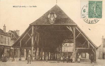 / CPA FRANCE 91 "Milly, la Halle" / MILLESIME