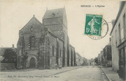 / CPA FRANCE 72 "Ségrie, l'église"