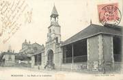 32 Ger / CPA FRANCE 32 "Mirande, la halle et la cathédrale"