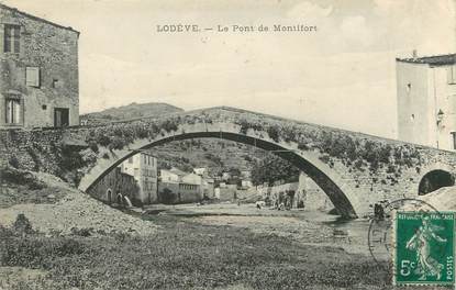 / CPA FRANCE 34 "Le Lodève, le pont de Montifort"