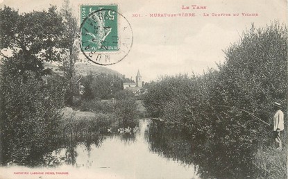 / CPA FRANCE 81 "Murat sur Vèbre, le gouffre du Vicaire"