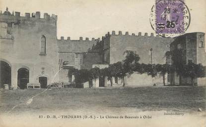 CPA FRANCE 79 "Thouars, le château de Beauvais à Orbé"