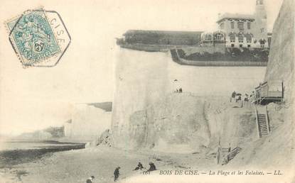 / CPA FRANCE 80 "Bois de Cise, la plage et les Falaises"