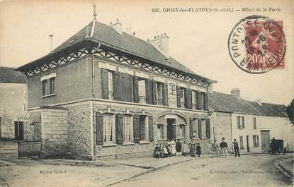 / CPA FRANCE 95 "Grisy les Platres, hôtel de la poste"