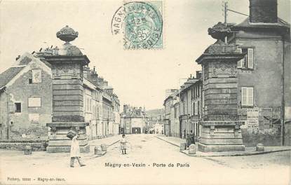 / CPA FRANCE 95 "Magny en Vexin, porte de Paris"