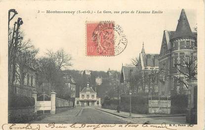 / CPA FRANCE 95 "Montmorency, la gare"