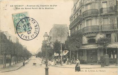 / CPA FRANCE 93 "Le Raincy, av du chemin de fer "